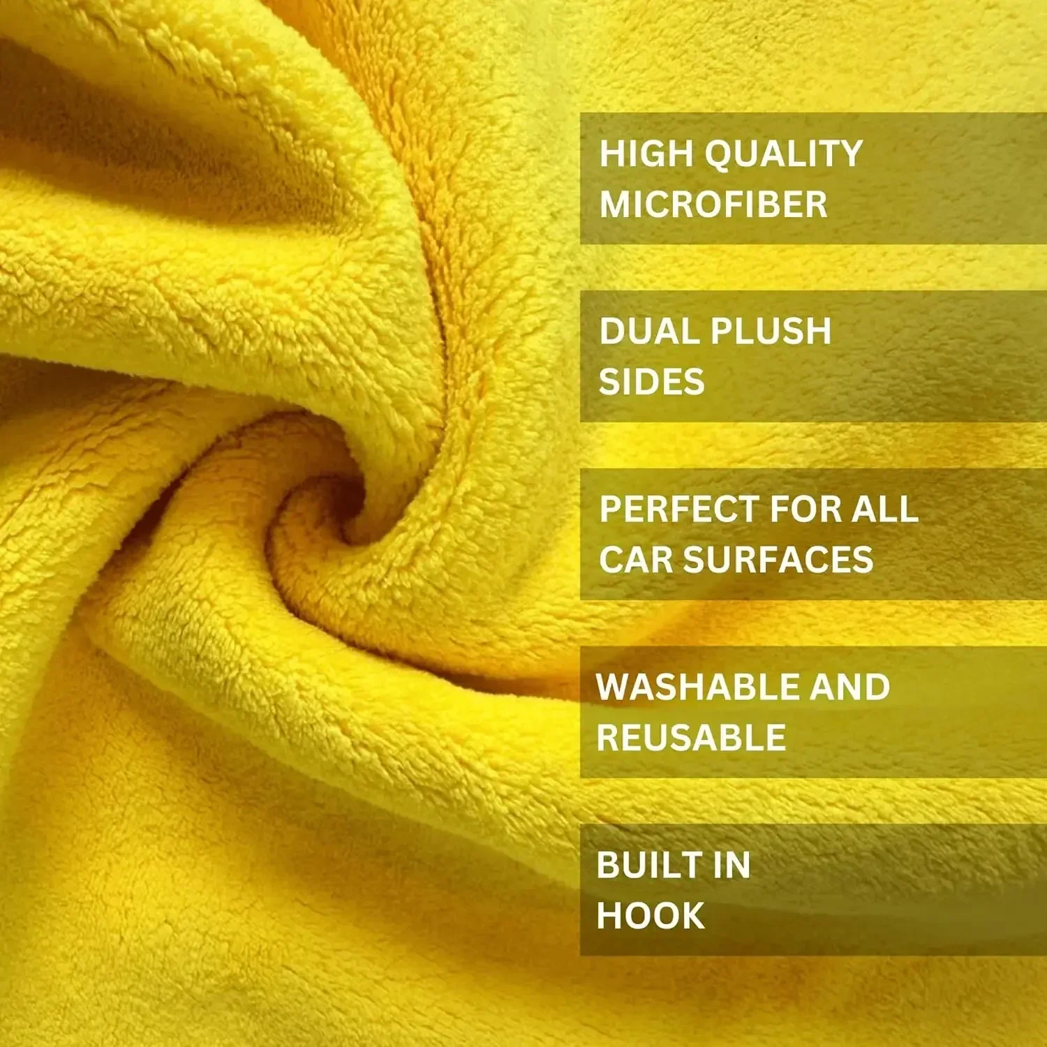 1/10pcs Car Wash Microfiber To - Microfiber Car Drying Towel Super Absorbent recension och pris