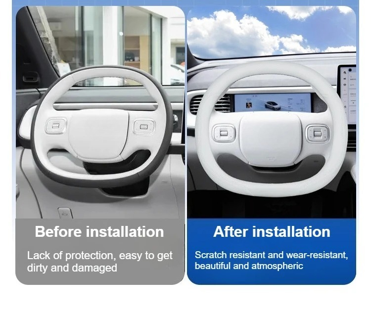 For Xpeng G6 2025 Car Steering - Car Steering Wheel Cover Anti Slip Breathable recension och pris