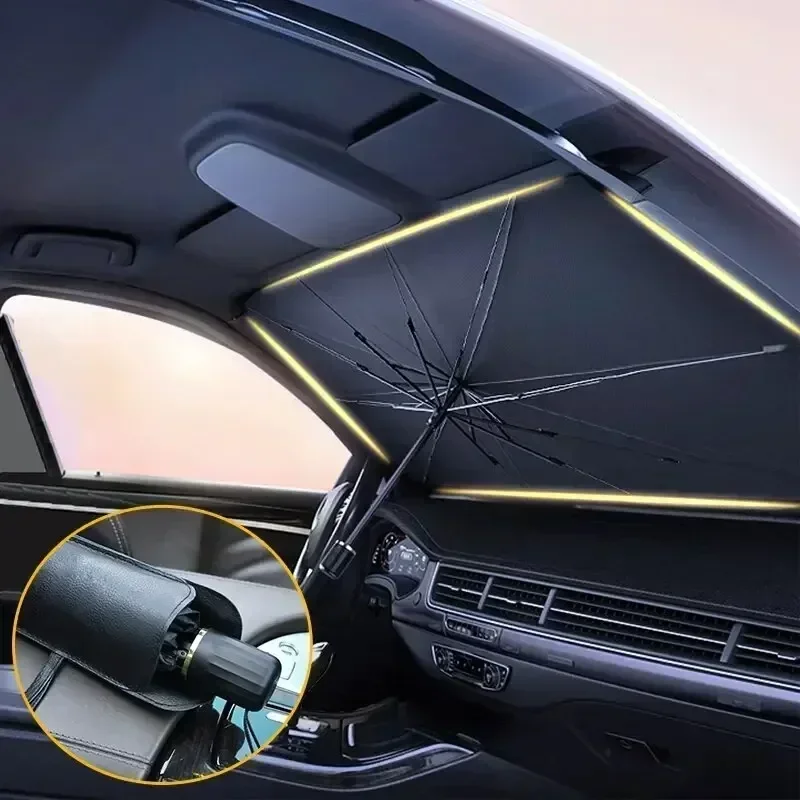 Foldable Car Umbrella Sunshade - Car Sunshade Windshield Umbrella Foldable recension och pris