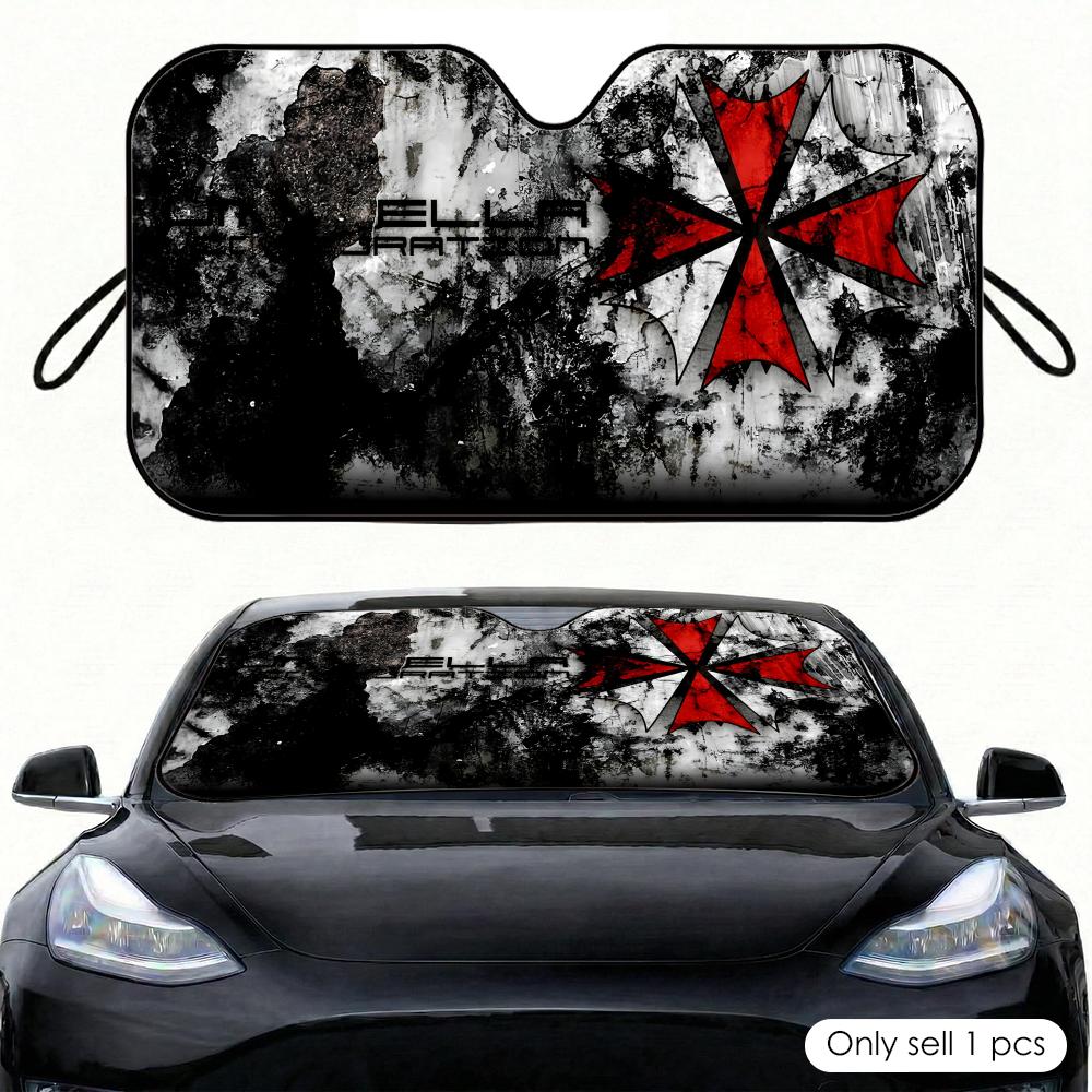 Horror Movie Umbrella Sun Viso - Car Sunshade Windshield Umbrella Foldable recension och pris