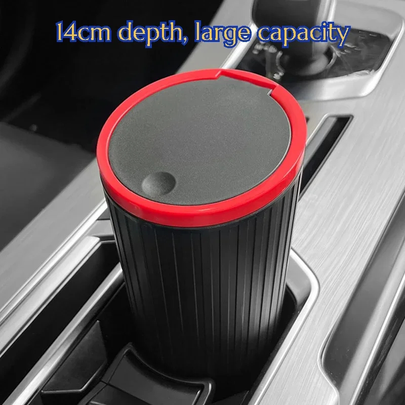 Car Trash Can Press Switch Typ - Waterproof Car Trash Can With Lid recension och pris