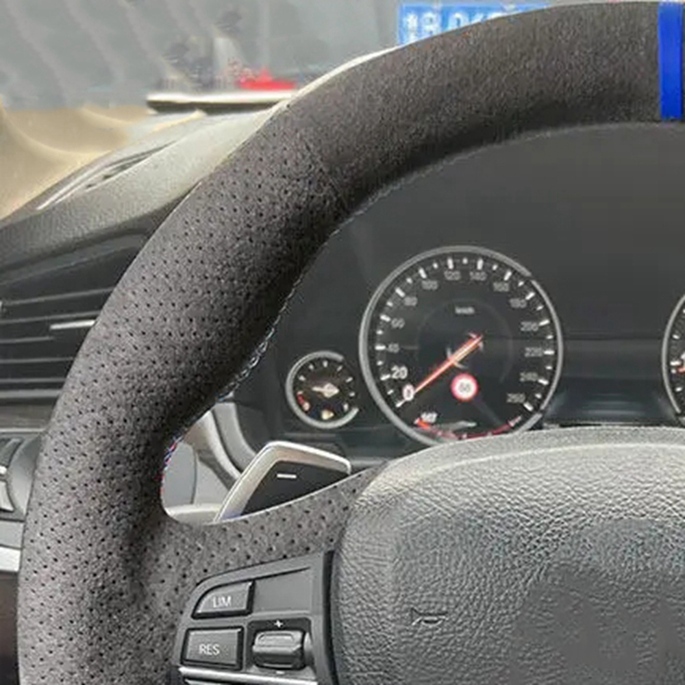 Customized Anti-Slip Suede Gen - Car Steering Wheel Cover Anti Slip Breathable recension och pris