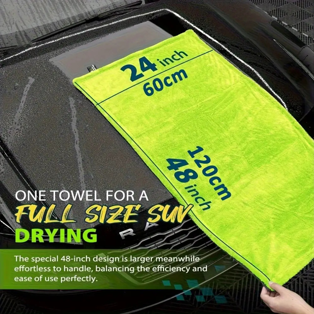 1400GSM Heavy Duty SUV Truck D - Microfiber Car Drying Towel Super Absorbent recension och pris